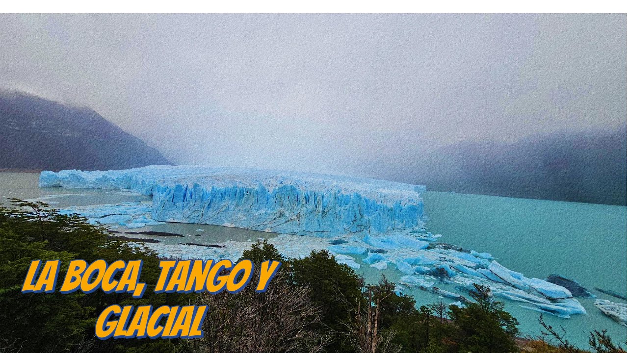 Argentina La boca, tango y glacial. #boca #argentina #tangoargentino #comidaargentina #peritomoreno
