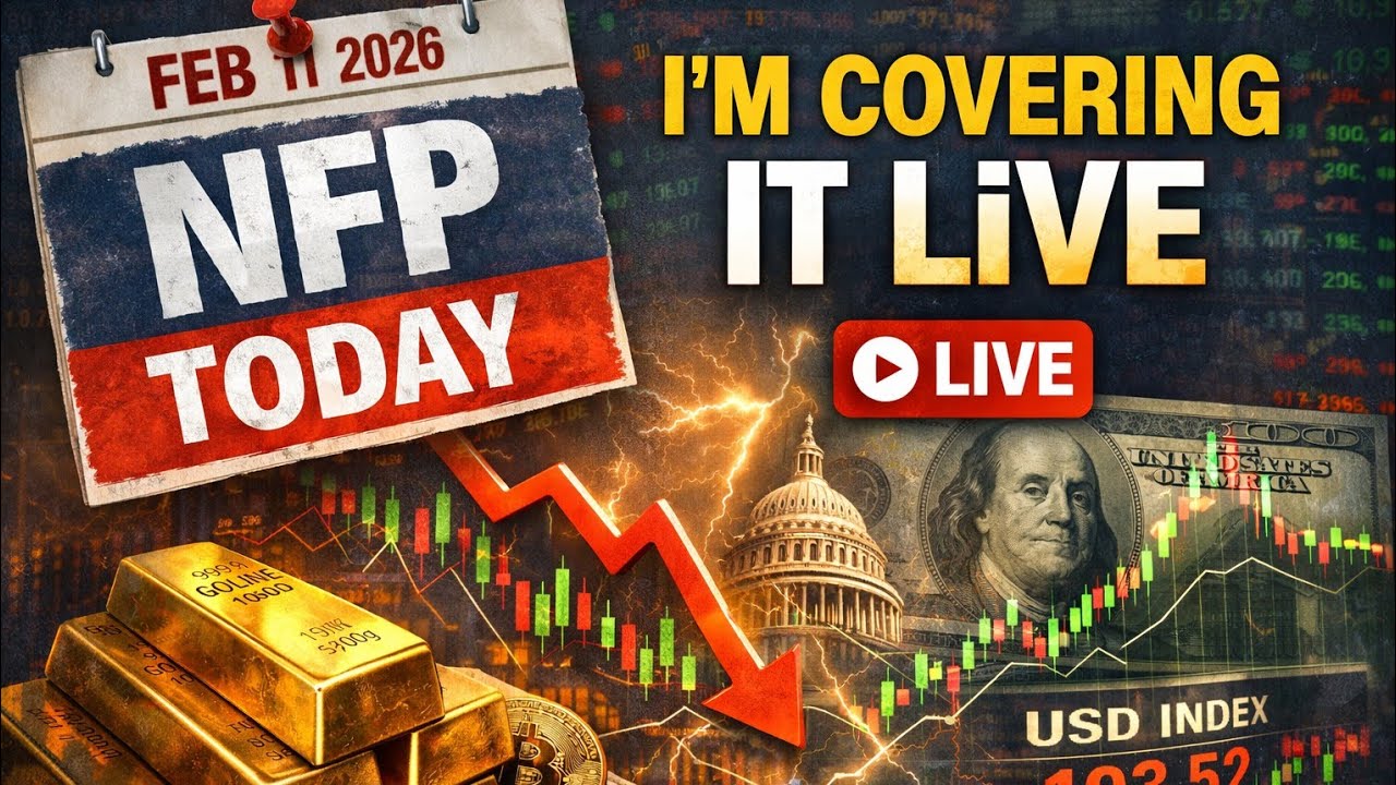 LIVE NFP EXPLOSION: Will This Jobs Report Move Gold, USD & Bitcoin BIG?