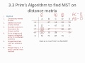 D1 Mathscasts: Prims algorithm