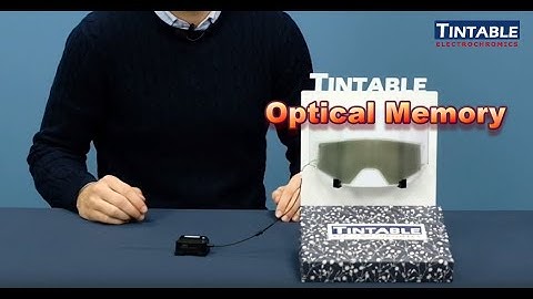 What is Optical Memory in Electrochromism ? 【Tintable Electrochromic Lens】