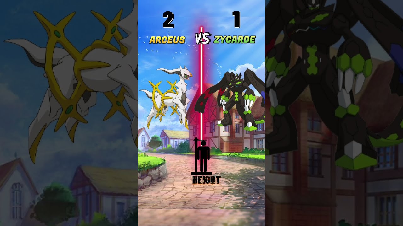 ⁣Arceus🔥Vs Zygarde 100%😈|| PokeUltra D #pokemon #pokemonshorts