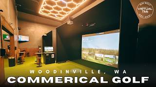 Jaw-Dropping Commercial Golf Simulator Build | Woodinville, WA | Virtual Tee Systems