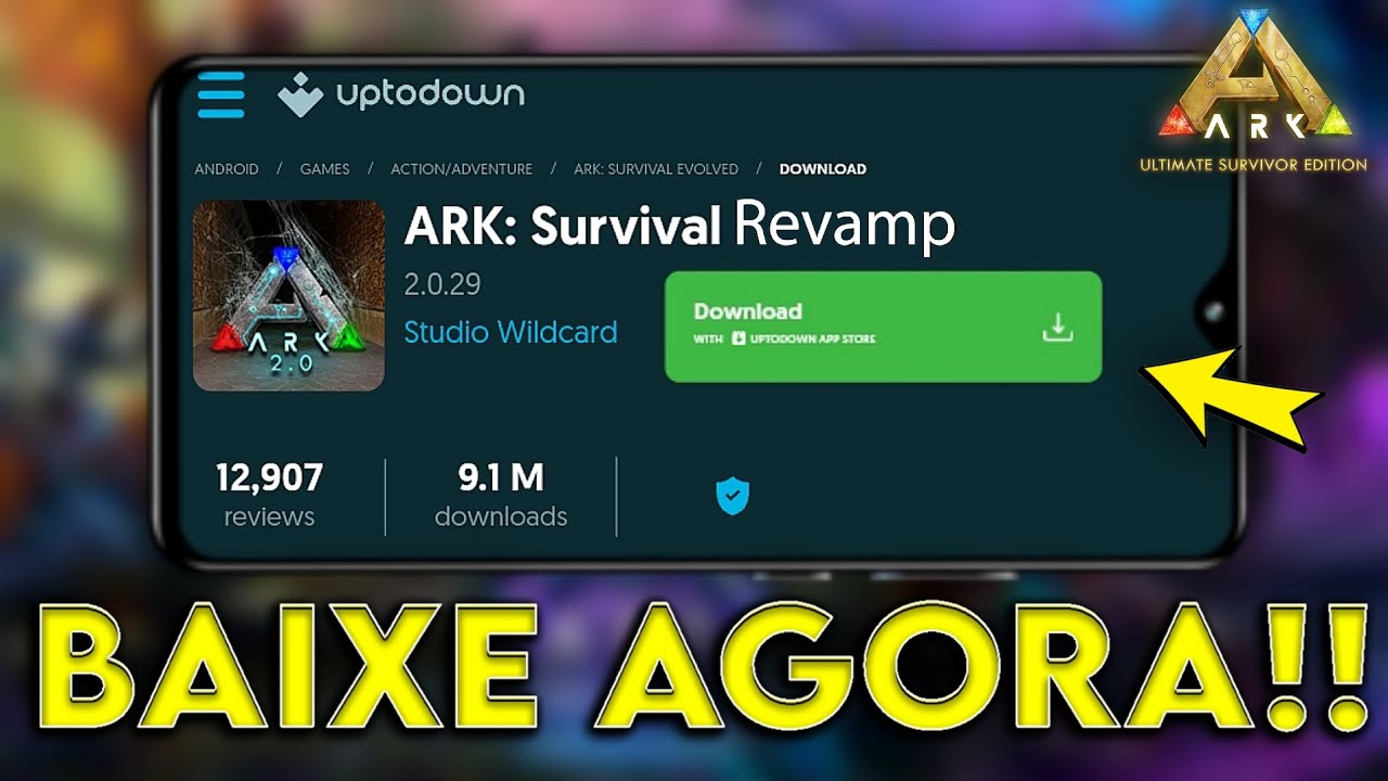 COMO BAIXAR O ARK MOBILE! - YouTube