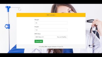 [Basic Project] BMI Calculator in JavaScript HTML and CSS | Body Mass Index
