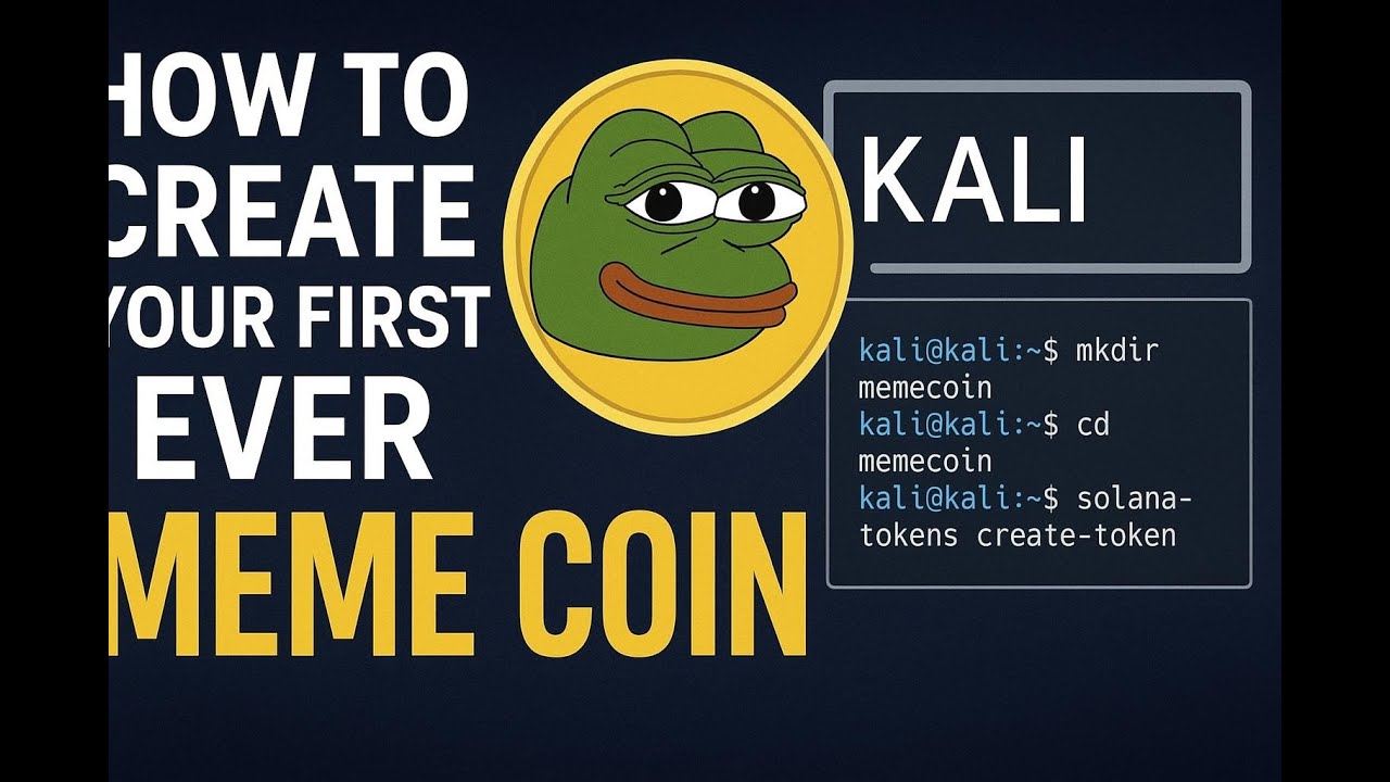 How I create my first every meme coin on kali Linux and here is how you can also create it .
