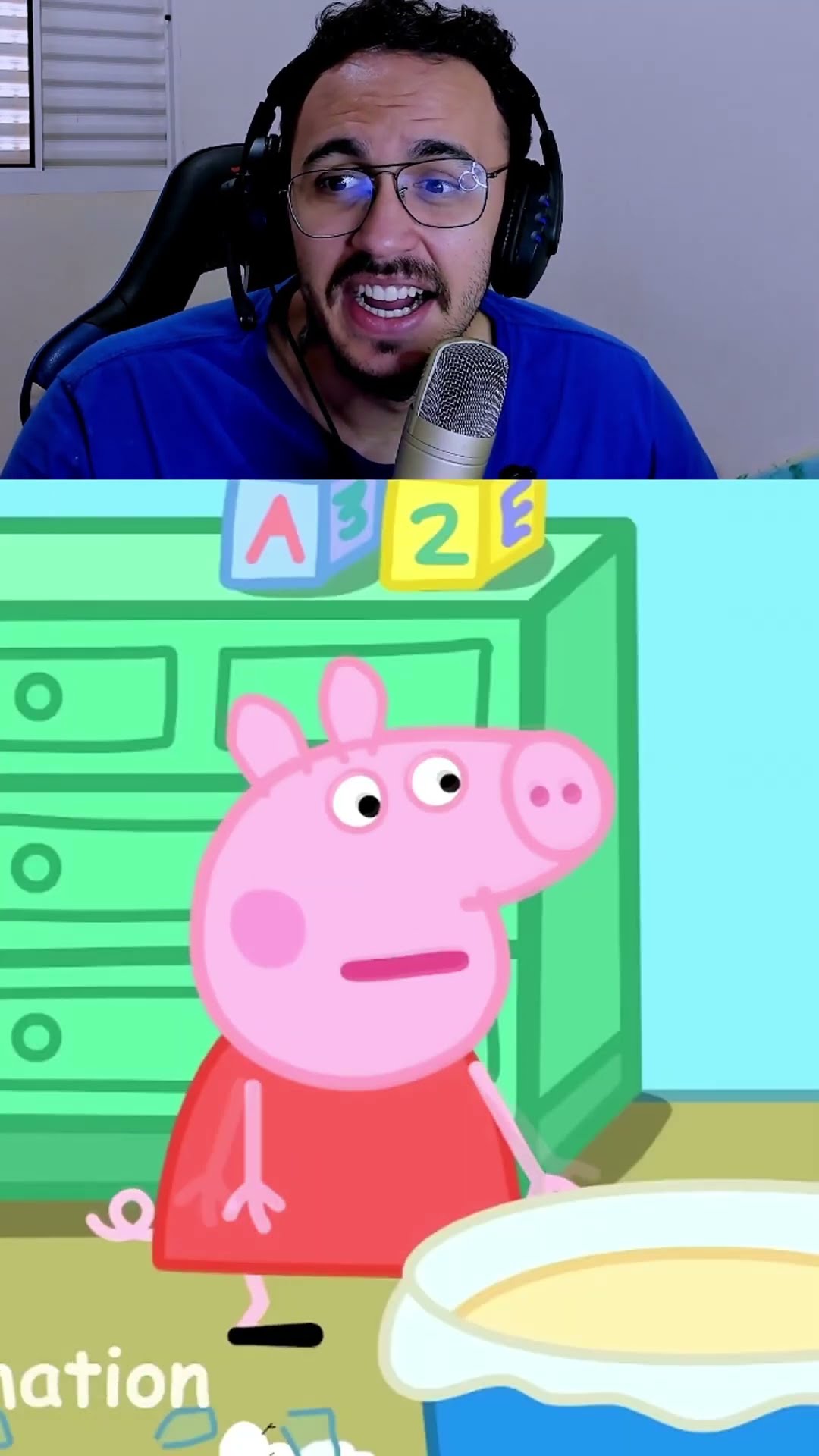 Tente não rir da peppa pig