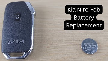 How To Replace or Change Kia Niro Remote Key Fob Battery 2022 - 2023