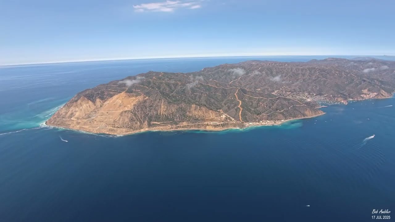 Catalina Island aerial 17 JUL 25