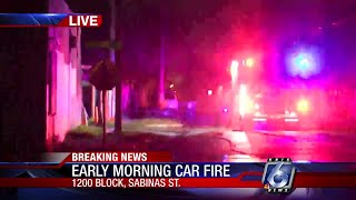 CCFD: Early morning car fire potentially case of arson