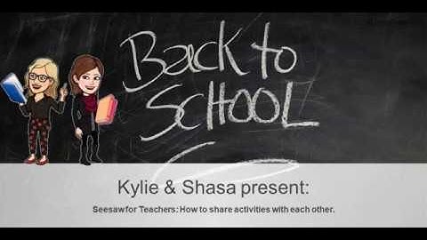 TEACHERS   SEESAW   How to Share Activities
