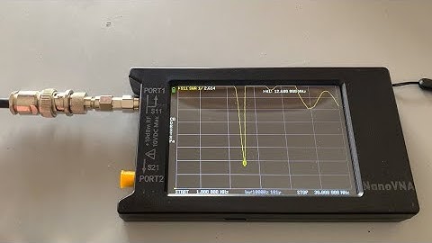 HF Antenna Testing with NanoVNA