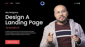 How to design a Landing | IN Figma Tutorial in Hindi | All Free Resources File