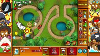 Lets Play Bloons Monkey City ZOMG Hard Keyholes Forest Map No Commentary 1645
