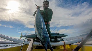 WAHOO HUNTING! || BLUEWATER SOLO MISSION! || SPEARFISHING PHILIPPINES