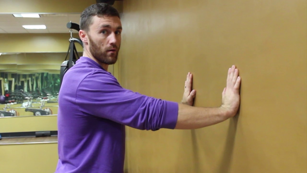 At Home Exercise: Wall Push Ups - YouTube