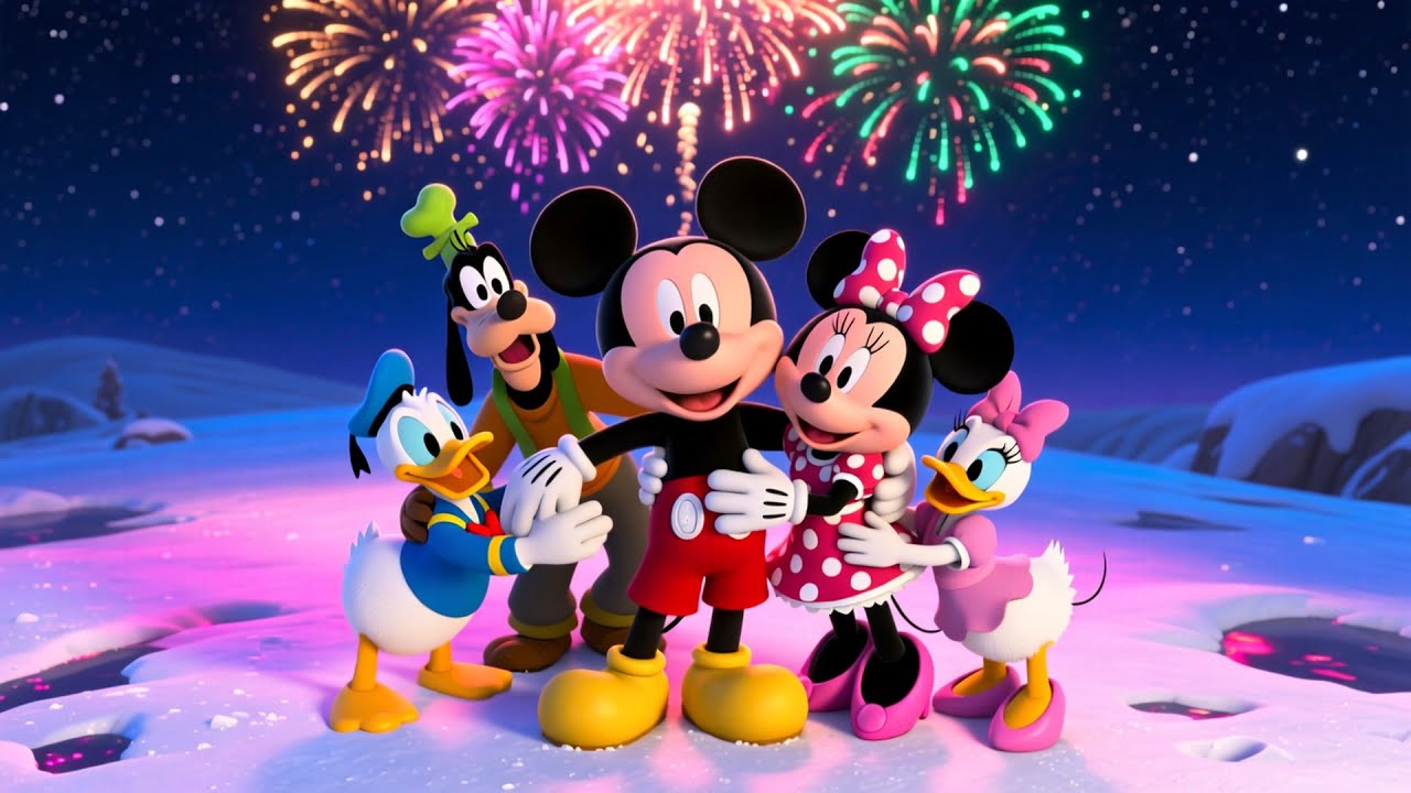 ❄️🎈 Mickey Mouse & Family’s Magical Icy Party Joyful Adventure