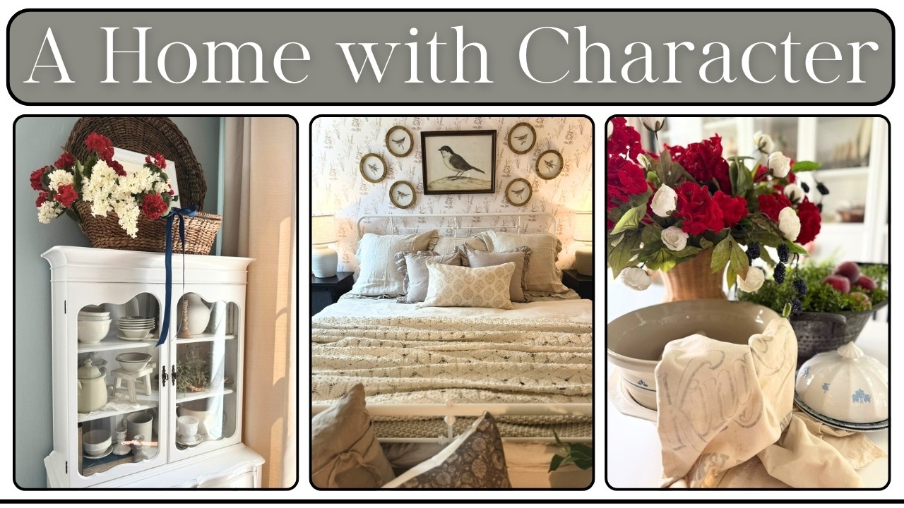 How I Style My Home with Character | Thrifted Decor & Antiques | Decorating Tips | Cottage Style