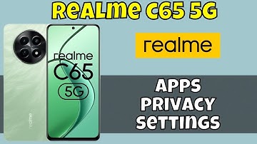 Hide Apps Realme C65 5g || How to hide apps || Apps privacy settings