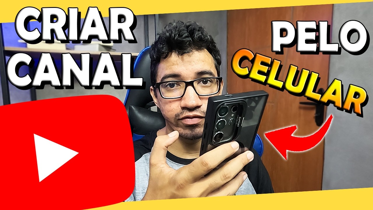 Como CRIAR CANAL no YOUTUBE pelo CELULAR em 2026: Passo a passo - YouTube