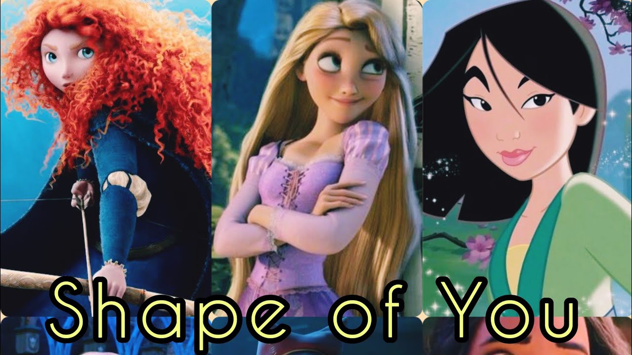 Shape of You _ Disney Princesses AMV _ crystal creations YouTube