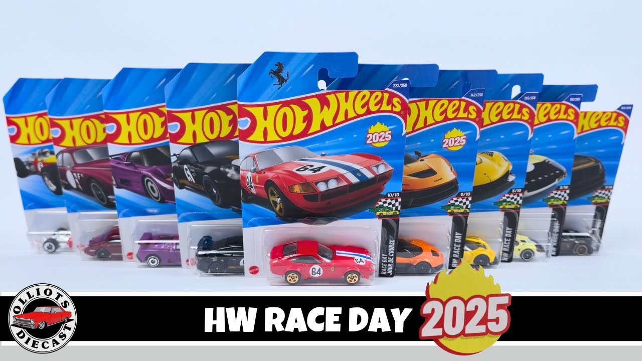Hotwheels 2025 Ferrari 365GTB4 C 7台セット 2025 Hotwheels Ferrari 365 GTB4 # CUSTOM Rubber Real Riders