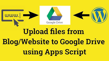How to upload files from website/Blog to Google Drive using Apps Script