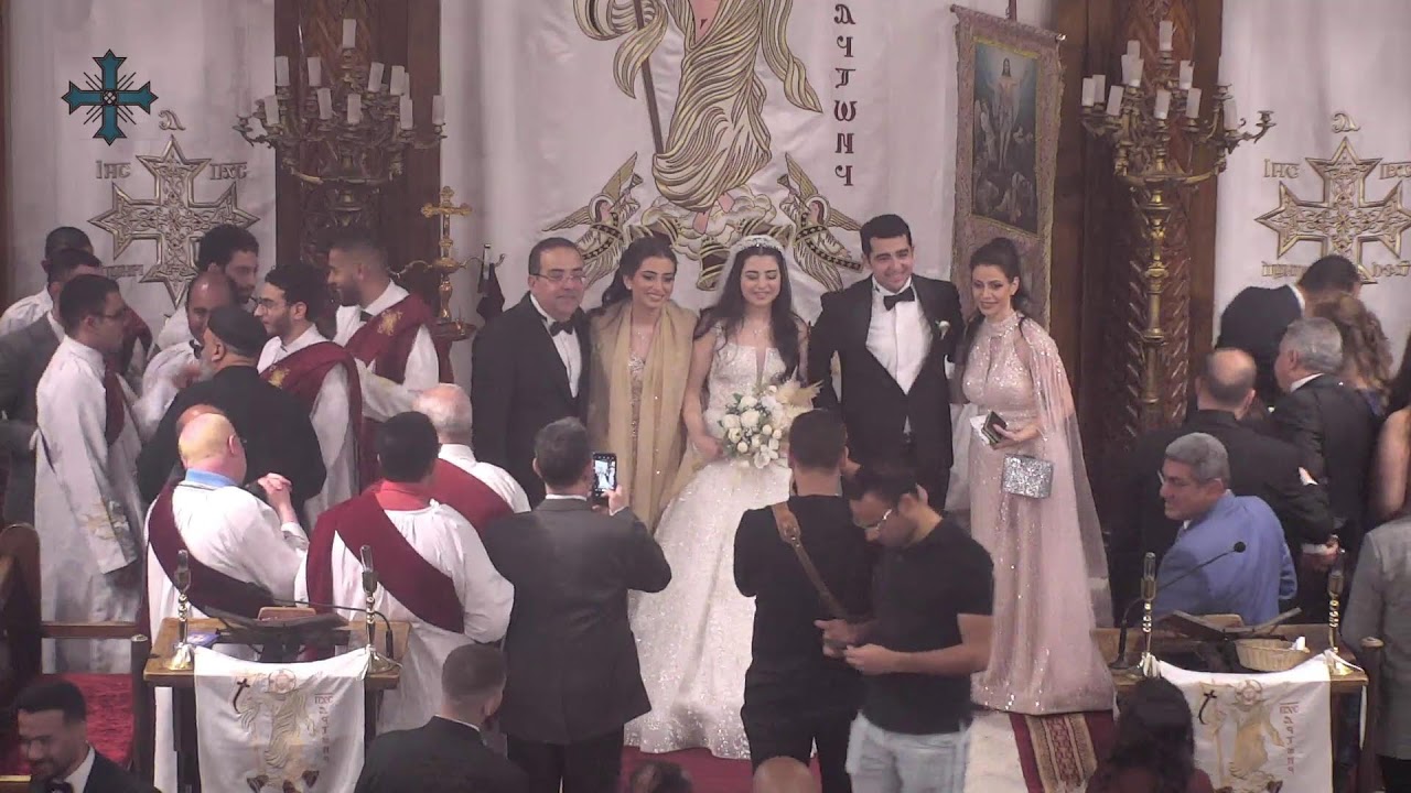 صلاه اكليل مينا وجدى وكريستيان نبيل  -الاحد23 ابريل 2023