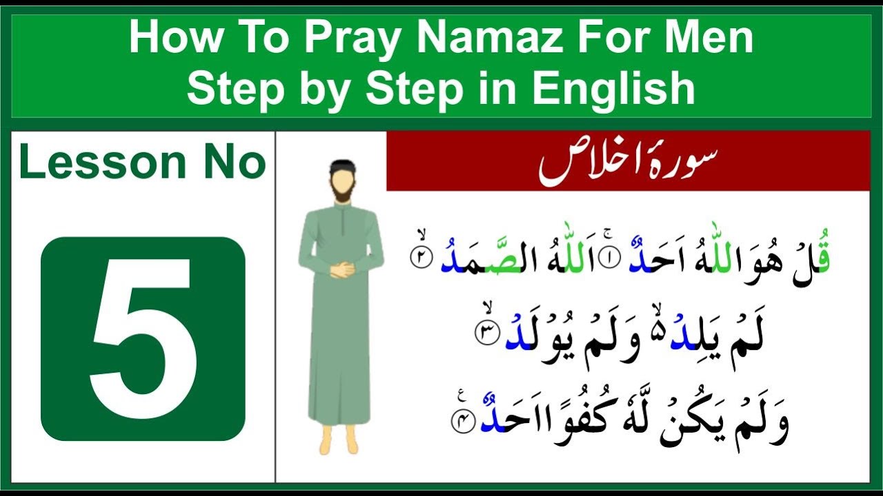 How to Pray Namaz for Men Step by Step with Tajweed in English