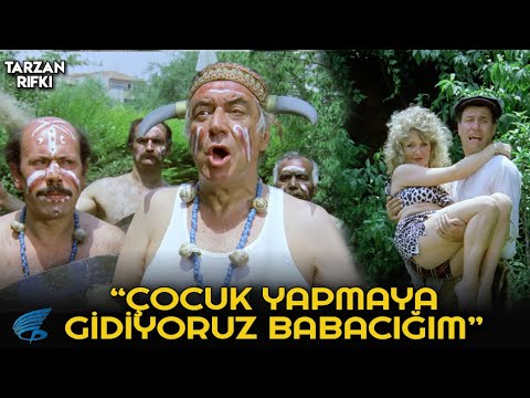 Tarzan Rıfkı Türk Filmi | Çocuk Yapmaya Gidiyoruz Babacığım!