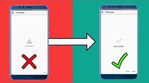 How to fix App Not installed error on Android in 2 Minutes || Solve App not installed problem