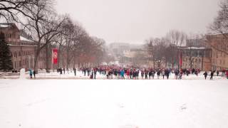 2015 Battle for Bascom Snowball Fight Timelapse screenshot 3