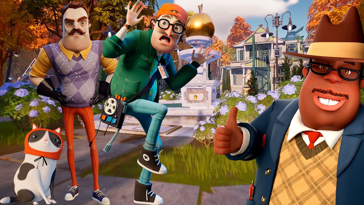 ШОУ ПРИВЕТ СОСЕД 2!ТАЙНА ФОНТАНА МЭРА ПЭТРОВИЧА!ИГРА HELLO NEIGHBOR 2 ...