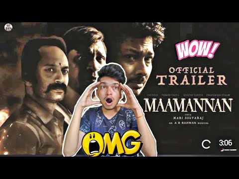 Maamannan Trailer Reaction | Udhayanidhi Stalin| Vadivelu | AR Rahman | Mari Selvaraj | PK Reaction