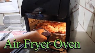 Using our AIR FRYER for the FIRST TIME - HEALTHY COOKING PORK CHOPS and CHIPS image