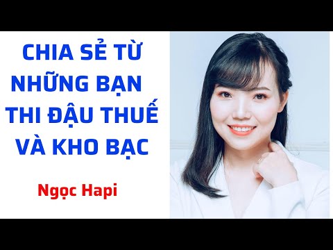 Video Khai giảng- CHIA SẺ KINH NGHIỆM THI ĐẬU THUẾ VÀ KHO... - youtube