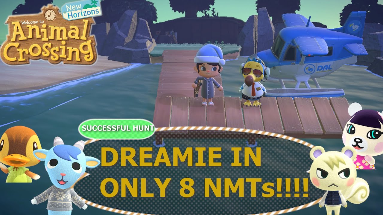 Finding My Dreamie in 8 Nook Mile Tickets!!! (acnh villager hunt)