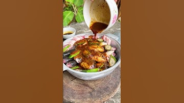 Cá Diếc kho chuối xanh tương bần