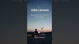 John Lennon Being honest may not get you many friends…#shorts  #subscribe #johnlennon  #thebeatles