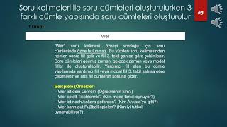 Almanca A1 Sınavı Geçme Ders 7