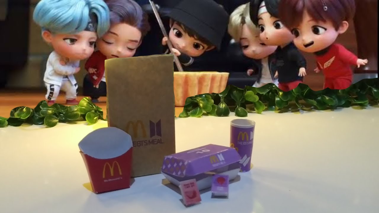 Miniature BTS Meal Packaging (Tutorial)│ Recreating the BTS meal packaging
