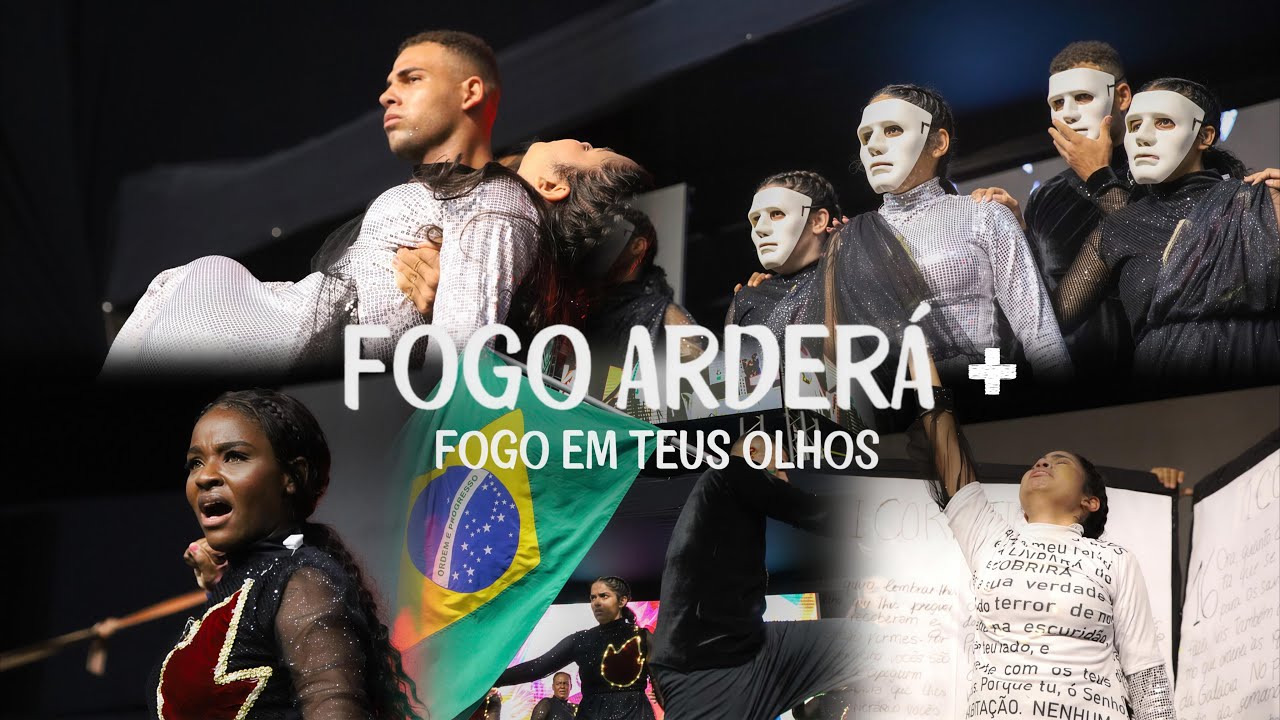 Coreografia Fogo Arderá + Jesus, Meu primeiro Amor+ Fogo em Teus Olhos - Depad 2025