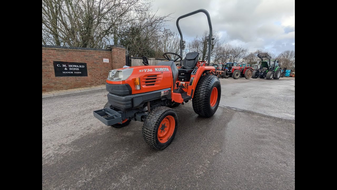 KUBOTA STV 36 COMPACT TRACTOR (2010) WALKAROUND