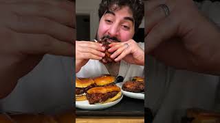 Hot Honey Chicken Sliders by @tinkerbellskitchen Mukbang #fyp #mukban...