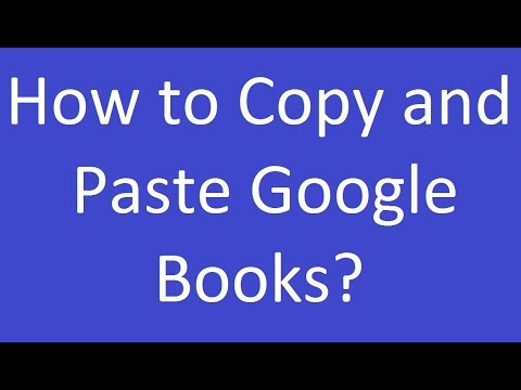 How to Copy and Paste Google Books?