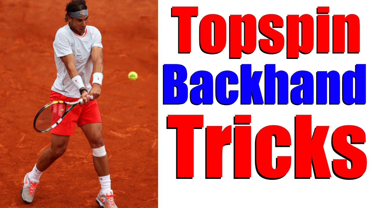 Tennis Two Handed Backhand Topspin Lesson Hit Heavy Topspin YouTube
