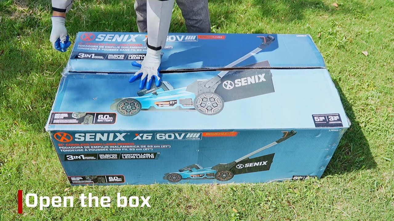 Unboxing| SENIX 60V Brushless 53cm Lawnmower-LPPX6 H