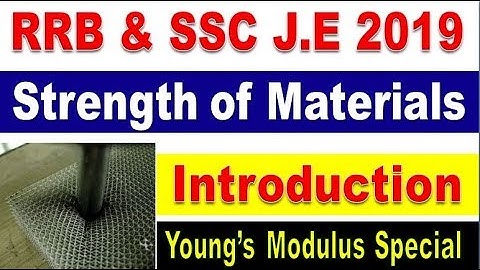 Strength of Material introduction class-1 for all Aspirants  By SRIIVASMech