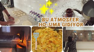 Kandi̇l İçi̇n Pi̇şi̇ Kizarttim Geli̇ni̇mi̇n Çamaşir Taktiğini Denedi̇m Mutfak Dolaplarimi Si̇ldi̇m