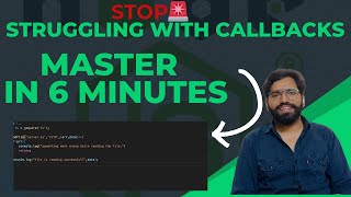 Callbacks in NodeJS | What is Callback Explained in 6 minutes!