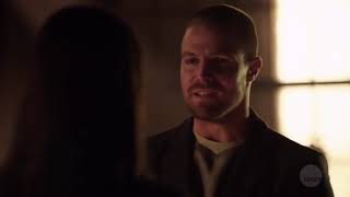 Arrow 7X17 Oliver Interogates Emiko About Her Relationship With Night Circle And Dante Scene Hd